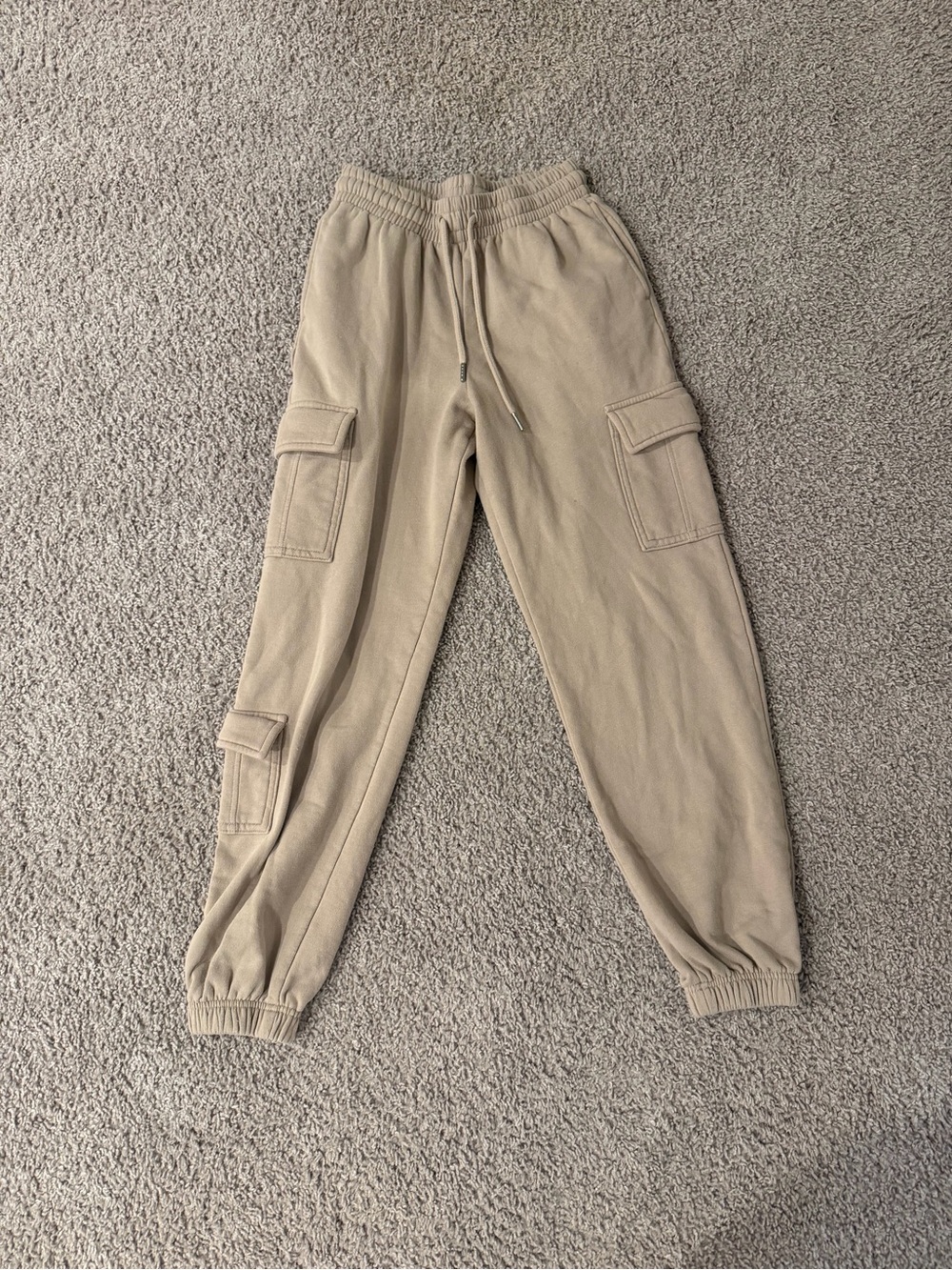 Garage Cargo Jogger Pants in Tan